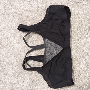 Aerie black and gray bralette size large